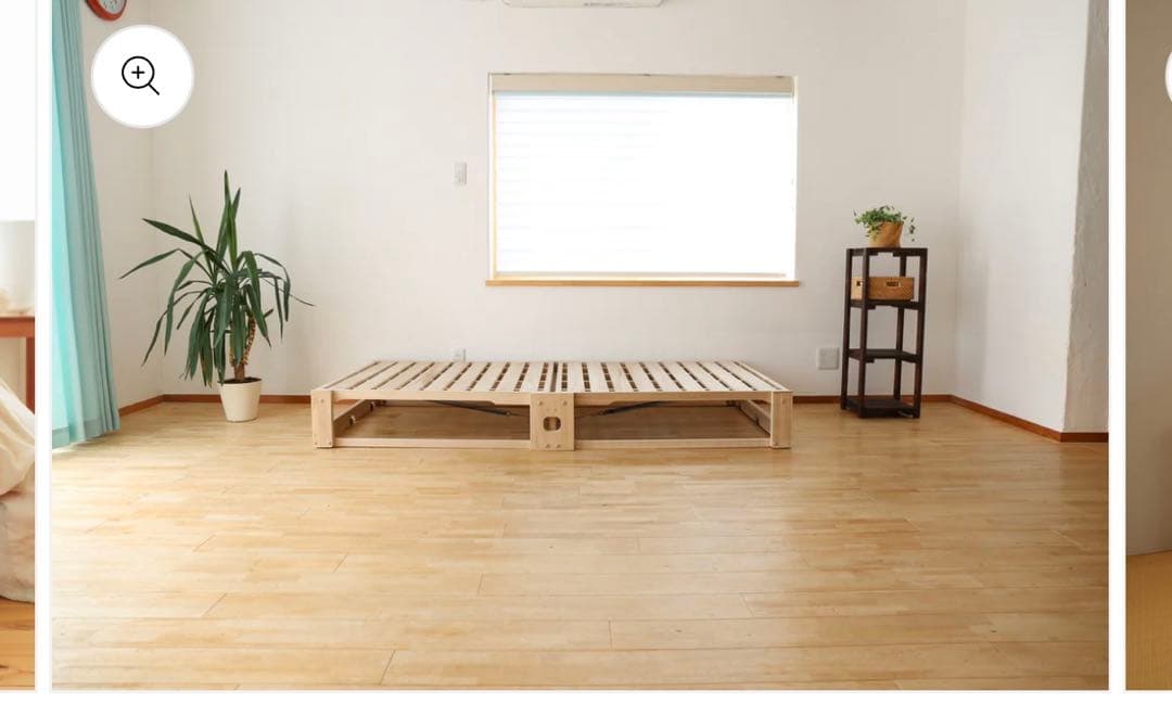 KIRIKENZAI桐の折り畳みベッド　桐らくねプレミアム24