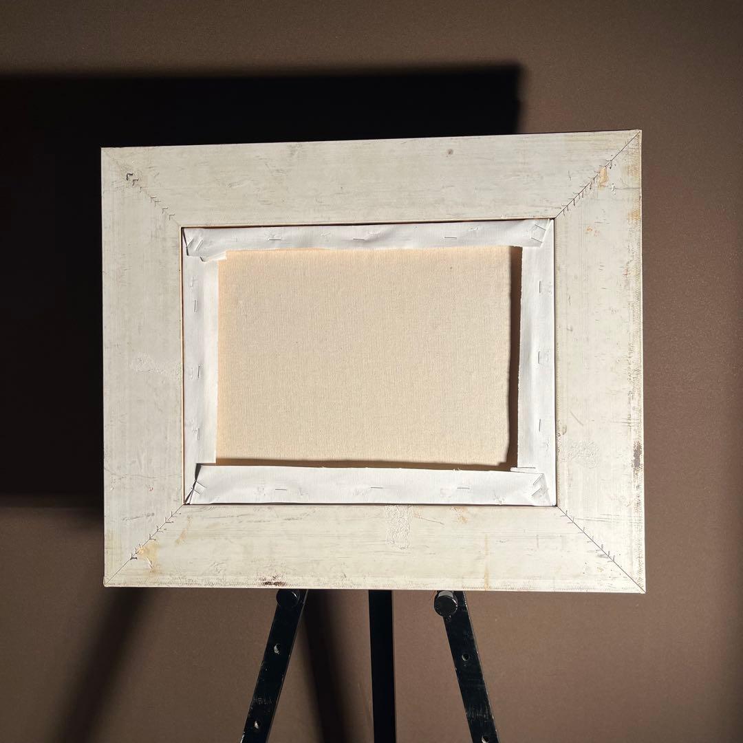 ★秀作★ 手書き油絵 ゴッホ 星月夜 額付 肉筆絵画 インテリア 油彩画