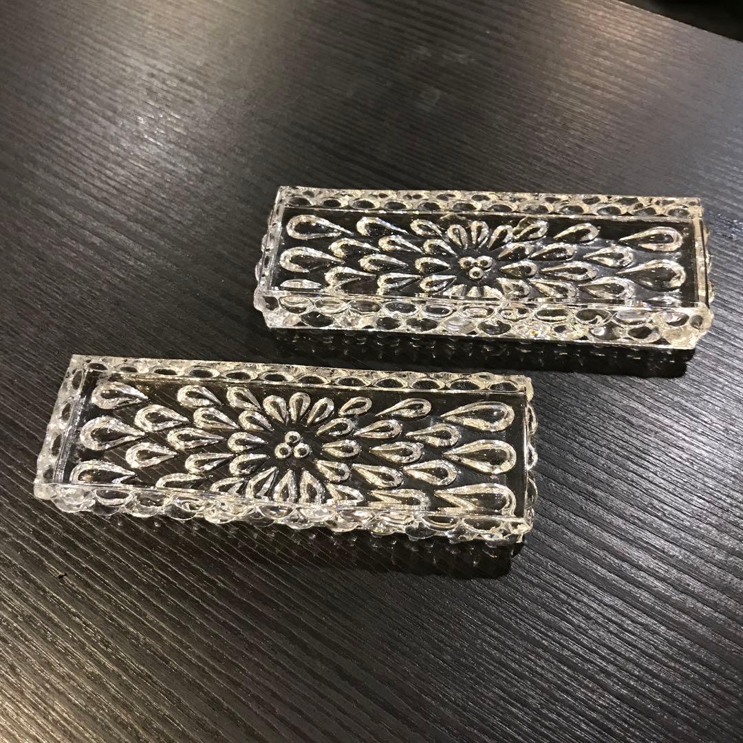 オールドバカラBACCARATグートドGouttesD'eauナイフホルダーペア