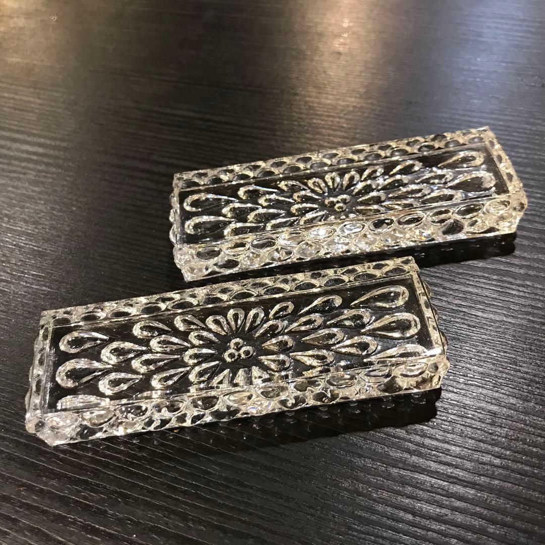 オールドバカラBACCARATグートドGouttesD'eauナイフホルダーペア