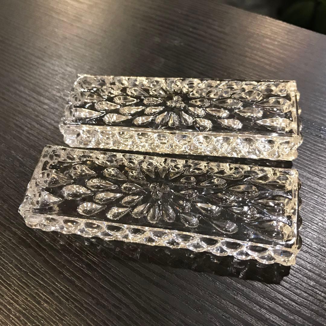 オールドバカラBACCARATグートドGouttesD'eauナイフホルダーペア