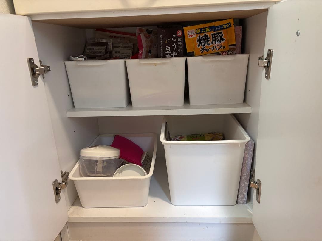 ホワイト キッチンカウンター 約90cm幅