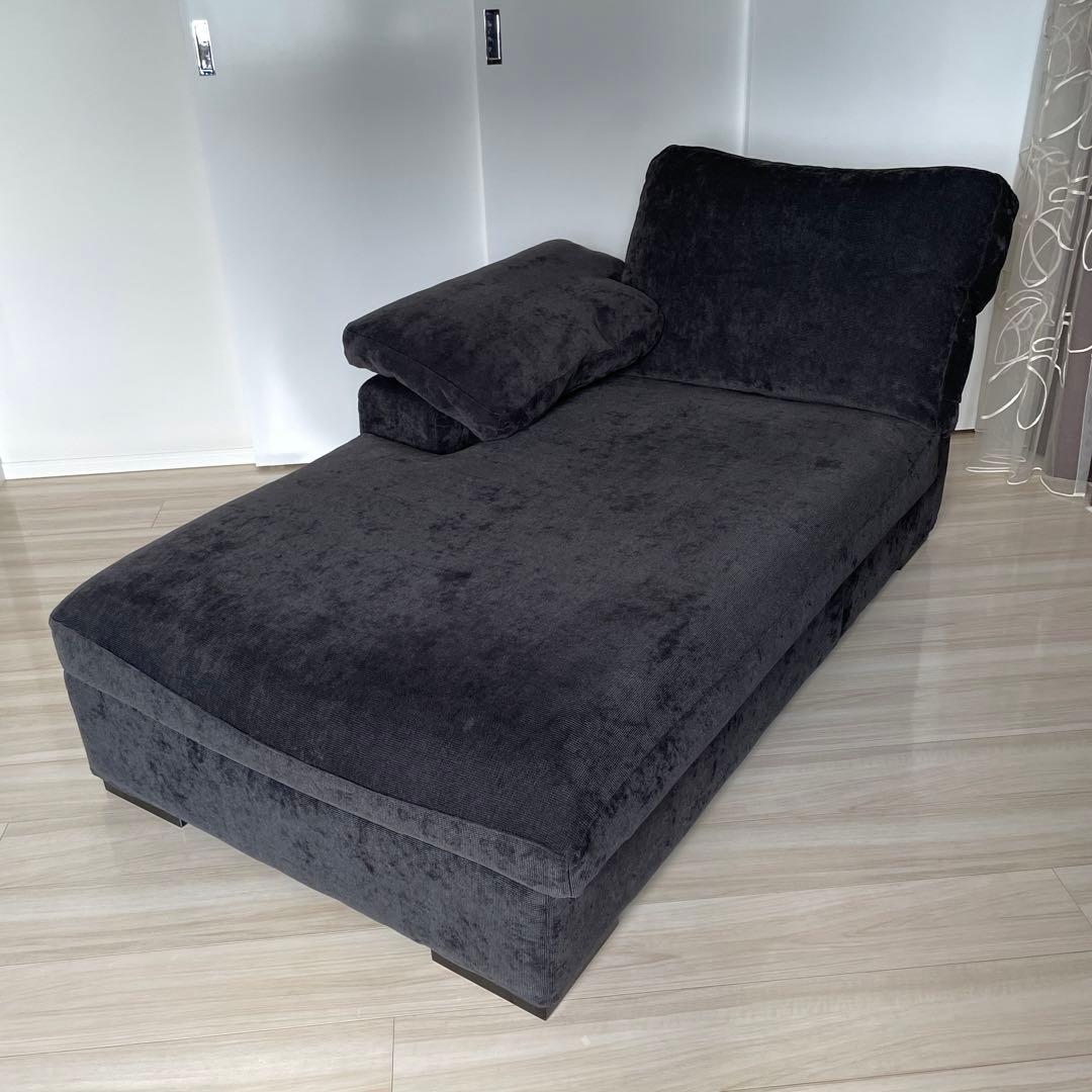 IDC大塚家具 DUO（デュオ） カウチソファー ヘッドレスト付き