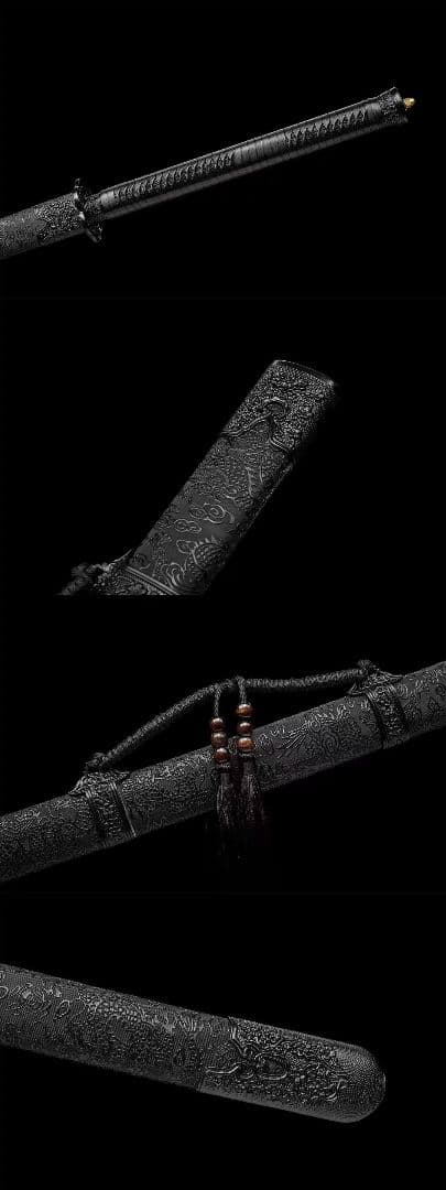 御林苗刀】繍春刀 牛尾刀 苗刀 手鍛造打 鋼刀 古兵器 武具 刀装具 両手