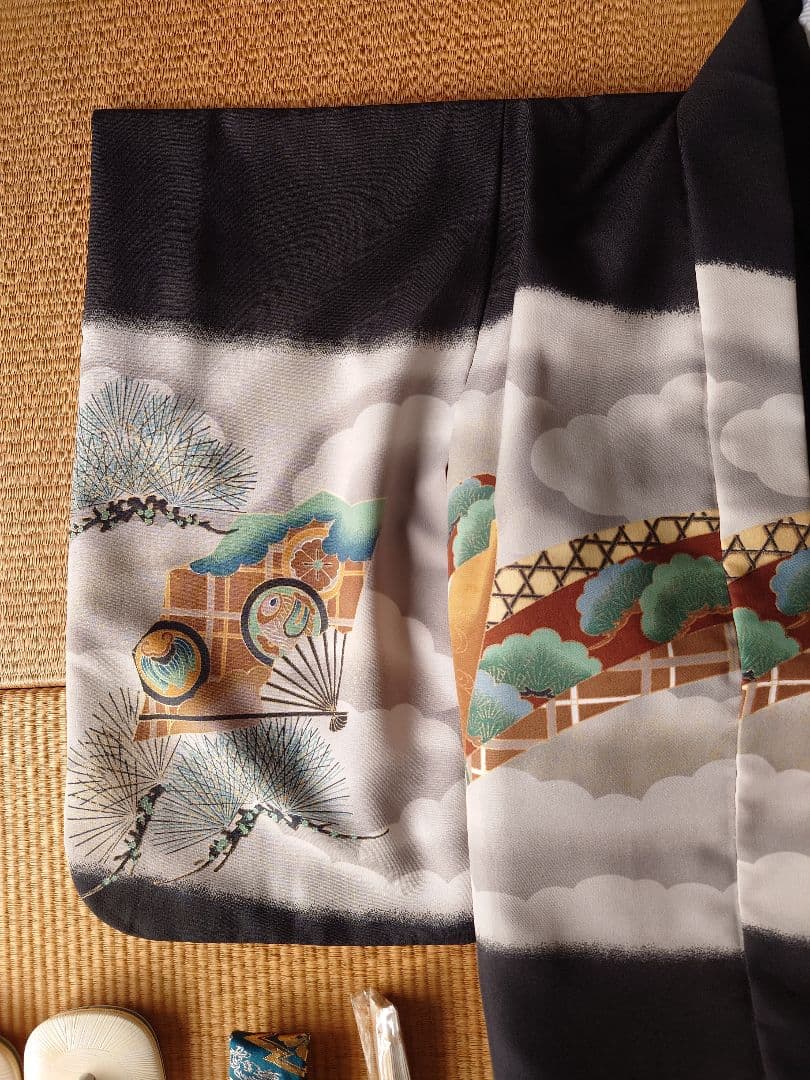 七五三 ５歳 男の子 羽織袴セット 黒