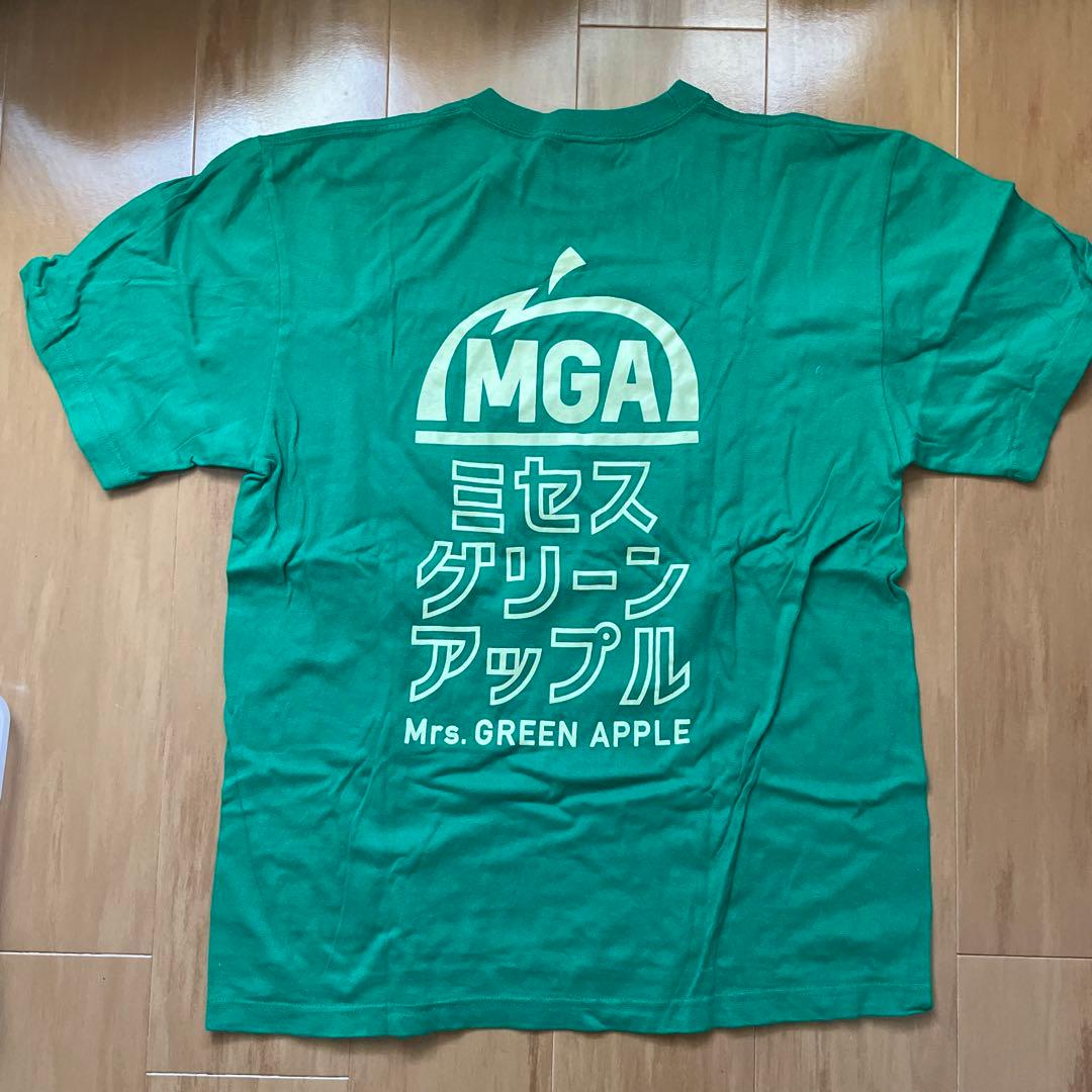 Mrs. GREEN APPLE MGA Tシャツ 緑 - メルカリ