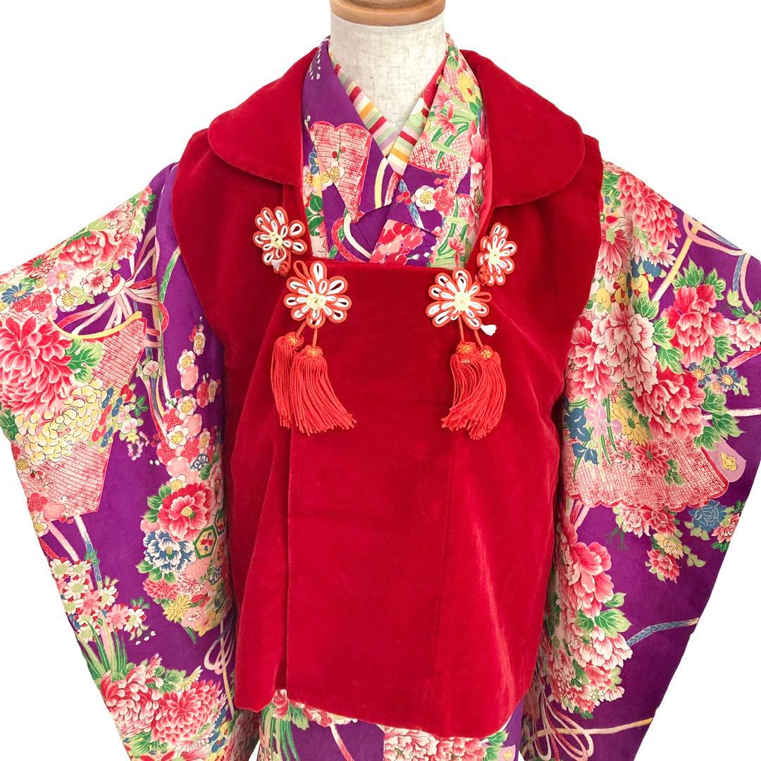 アンティーク3歳 女の子 子供着物 七五三 アンティーク着物 NO - メルカリ