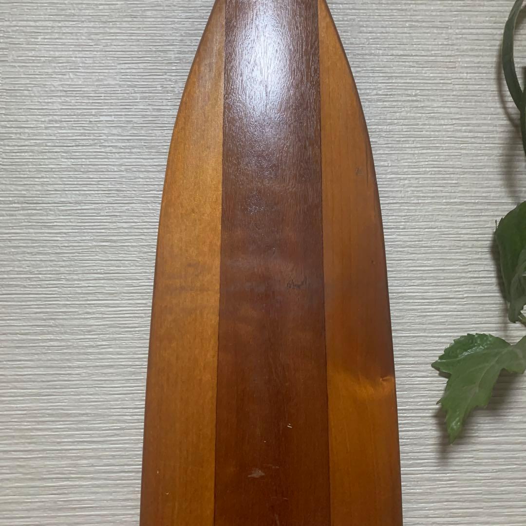 アンティークHawaiiカヌーのオヒア材パドルウオール2本set