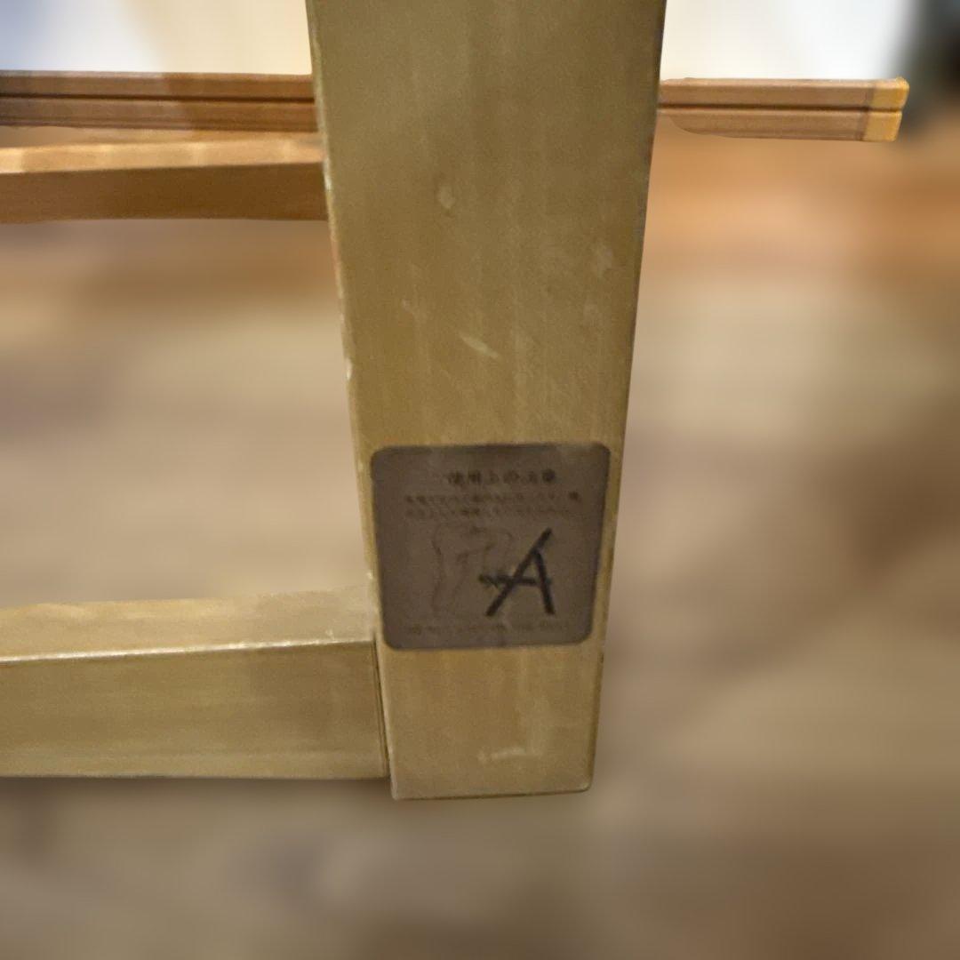 【レトロ】木製 折り畳み チェア ヴィンテージ 北欧風 イス 椅子 2脚セット