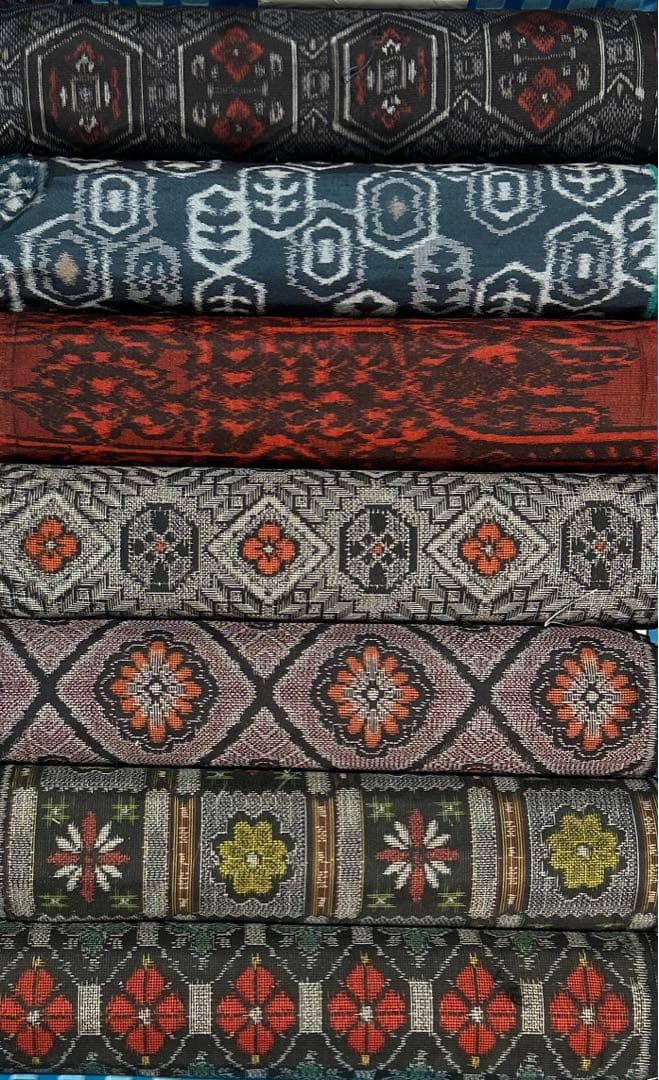 １０２　古布　大島紬　一目で大島紬　原点基本柄❤️３６㎝巾Ｘ１m７柄７mを