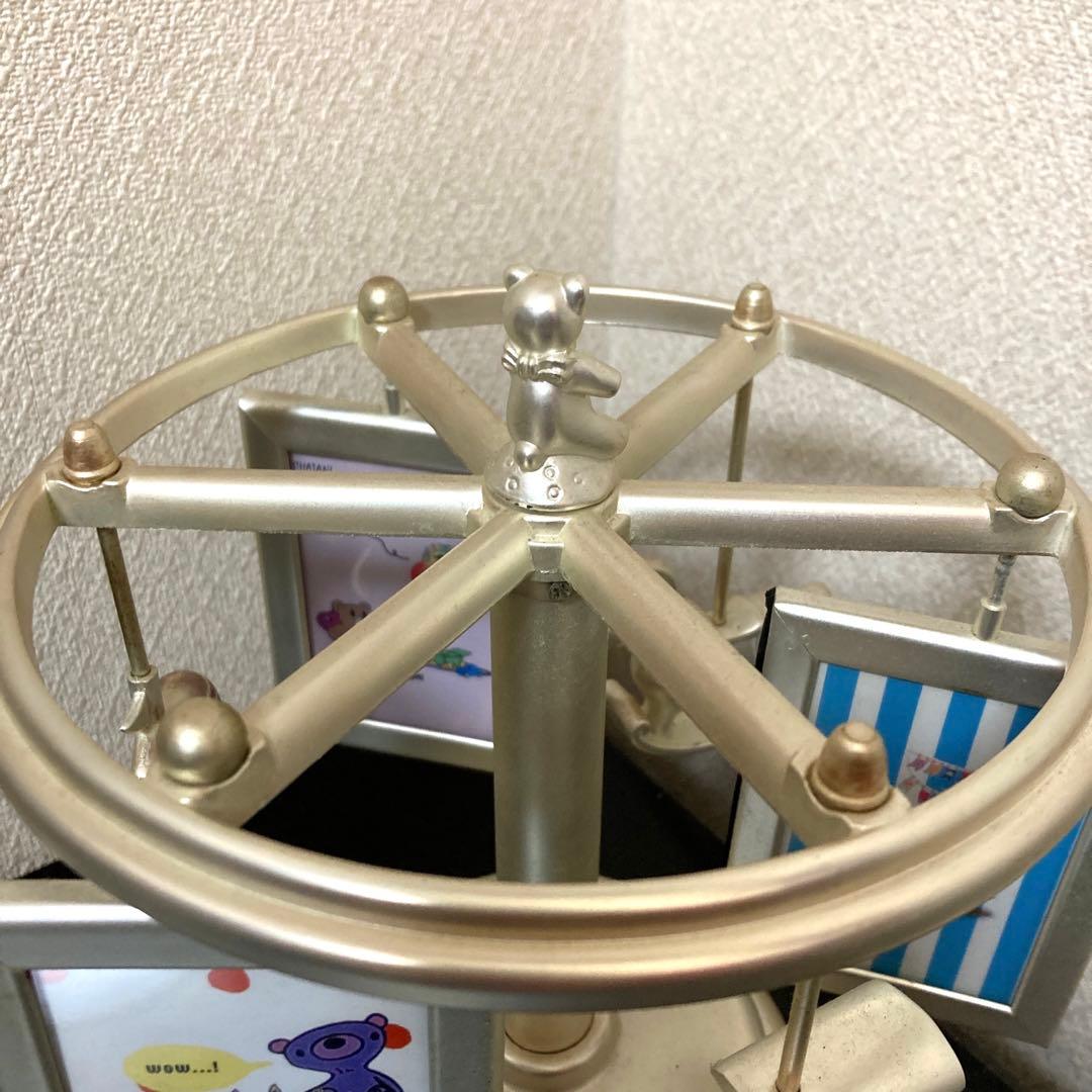 アニュエル　メロディフォトフレーム　観覧車オルゴール　ガラススタンド　まとめ売り