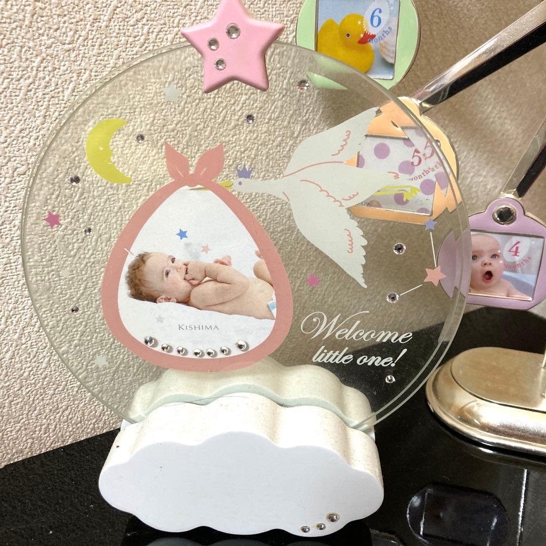 アニュエル　メロディフォトフレーム　観覧車オルゴール　ガラススタンド　まとめ売り