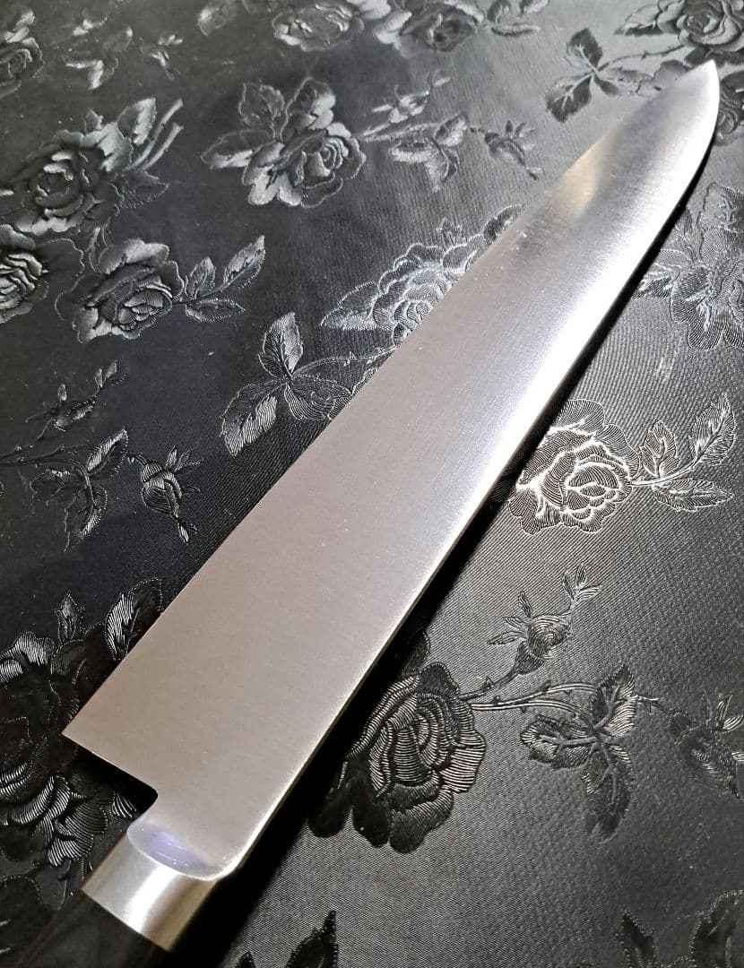 合羽橋　鍔屋　牛刀　モリブデン鋼　刃渡り27cm　洋式　両刃 牛刀