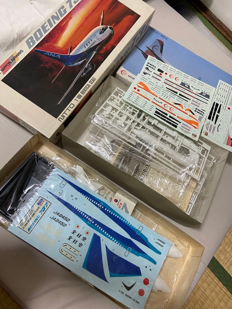 旅客機プラモデル 日東 1/100 ANA ボーイング737 南西航空 YS11 - メルカリ