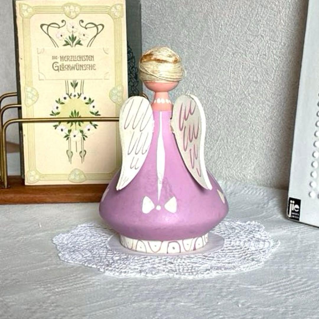 RN167 北欧ヴィンテージ Hemslöjd エンジェルのキャンドスタンド