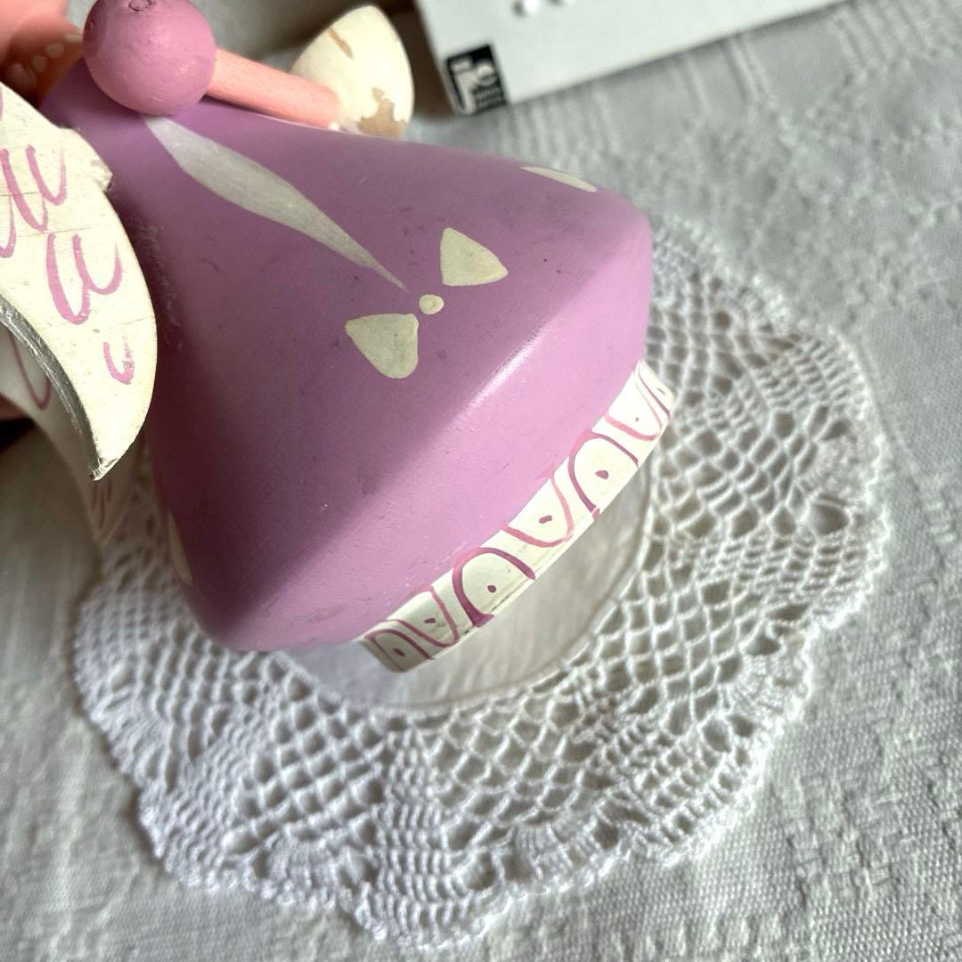 RN167 北欧ヴィンテージ Hemslöjd エンジェルのキャンドスタンド