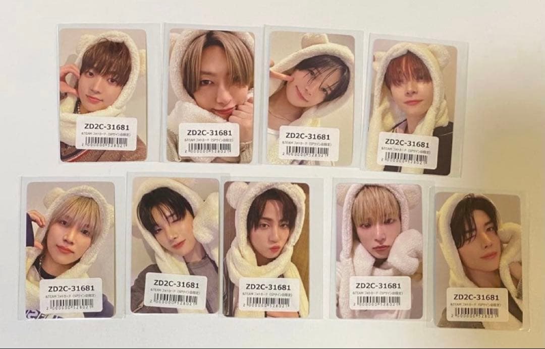 &TEAM andteam 雪明かり トレカ ふわふわ アニマル ユニバ コンプ