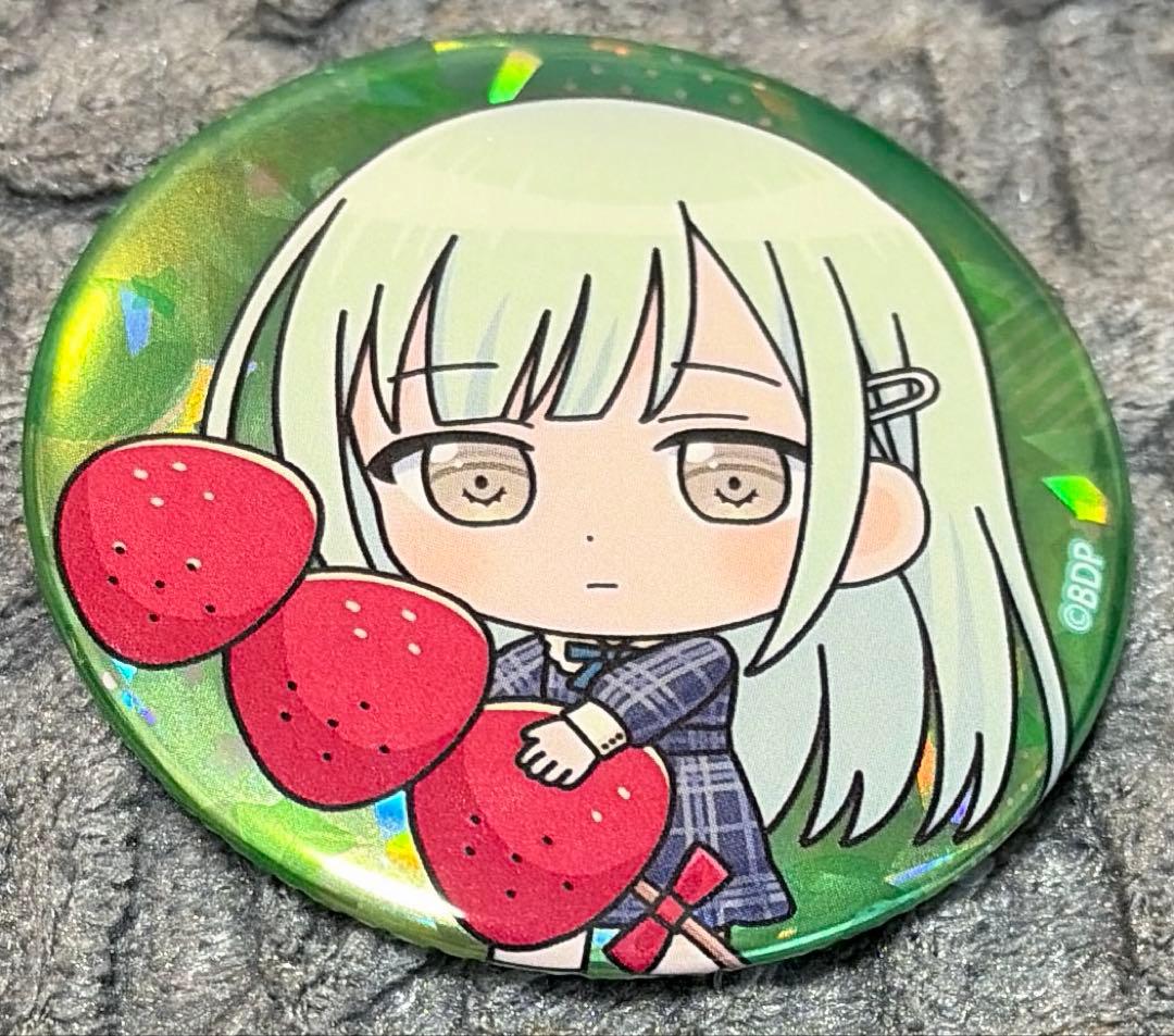 バンドリ モーティス 若葉睦 むぎゅみに ホログラム缶バッジ ご当地