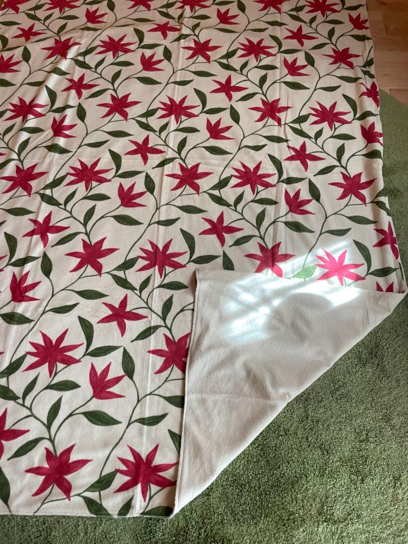 国産【シビラ】あったか掛カバー　パイル地　綿100％ シングル　ベージュ