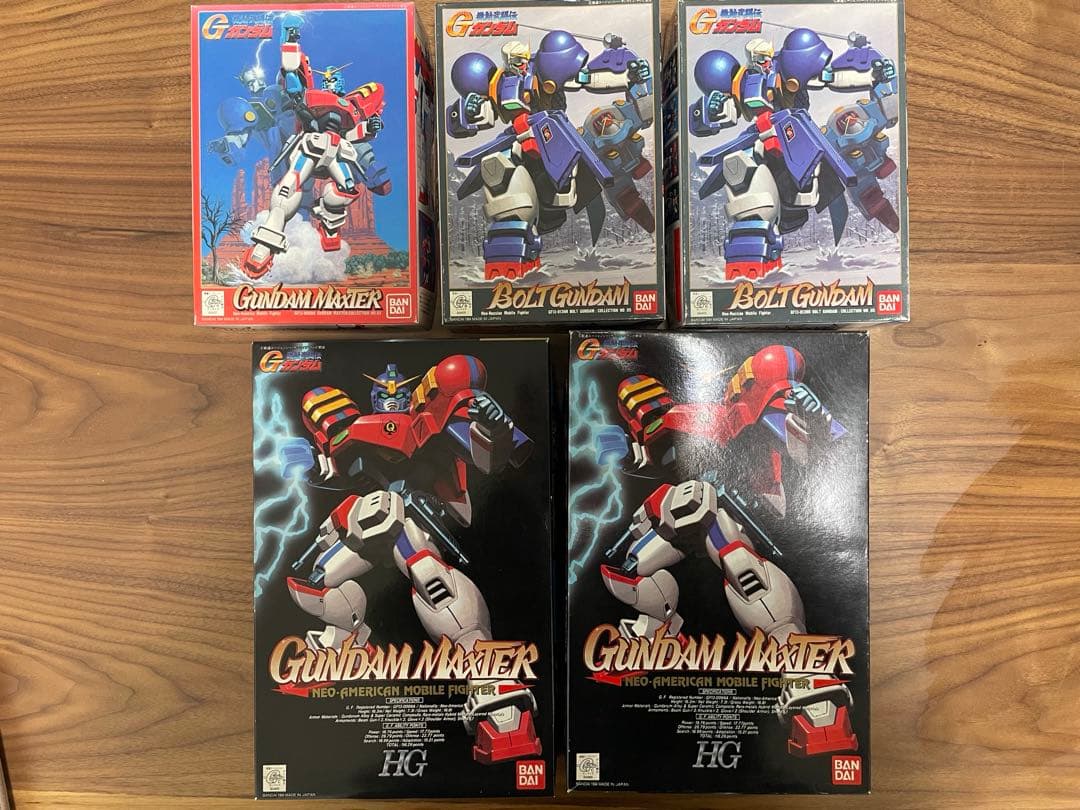 未開封 機動武闘伝 Gガンダム プラモデル 5箱まとめ売り