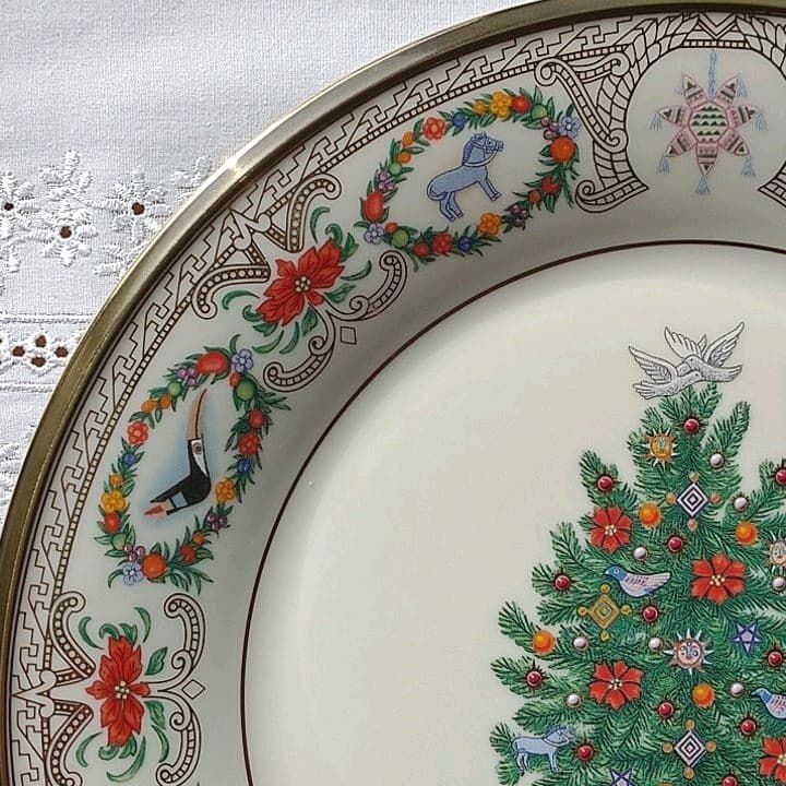 LENOXレノックス1999年クリスマスプレートメキシコ 限定生産レア希少