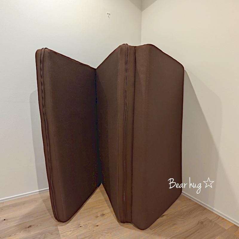 セミダブル マットレス 10cm ウレタン ブラウン 高反発