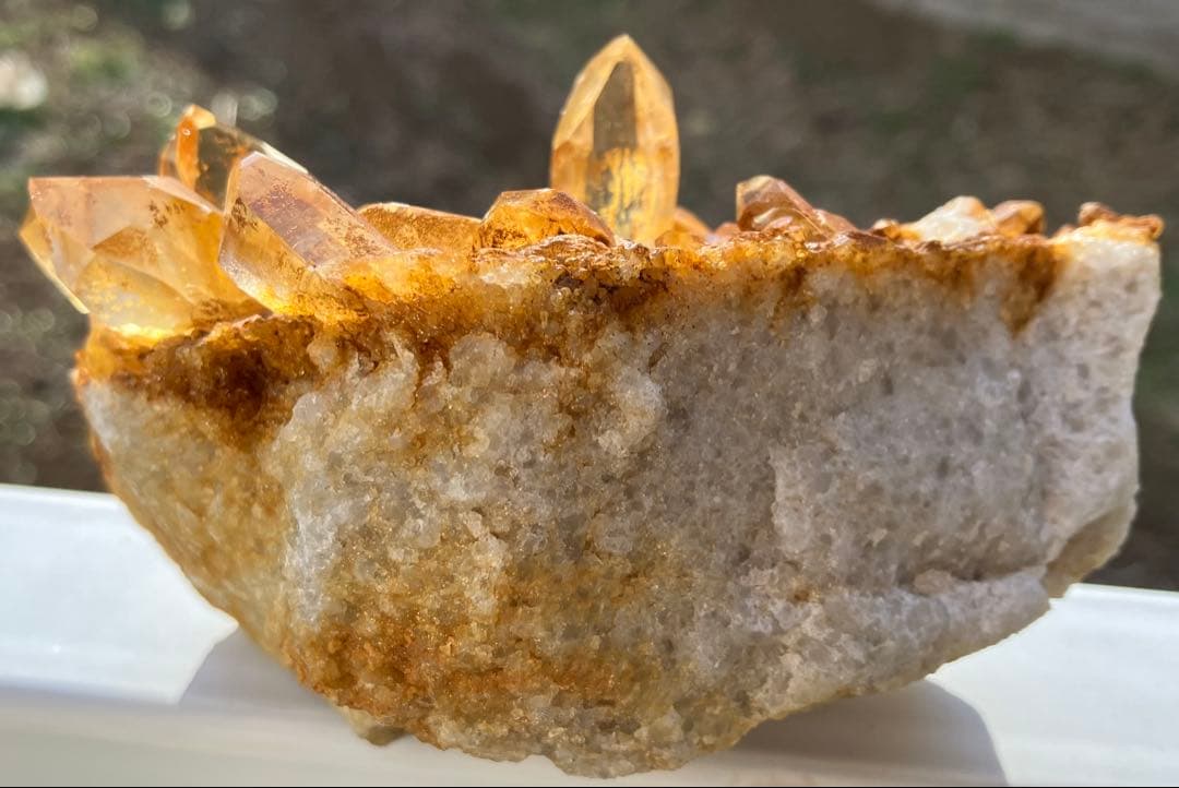 ガネーシュヒマール　ヒンドゥン産　高透明度　ゴールデンヒーラー　虹 627g