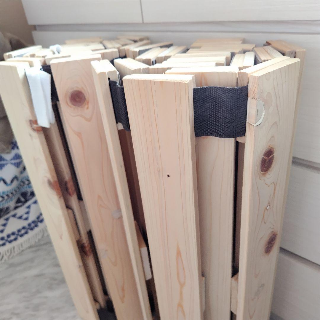 NITORI☆セミダブル 丸めてしまえる檜すのこベッド 定価13,990円