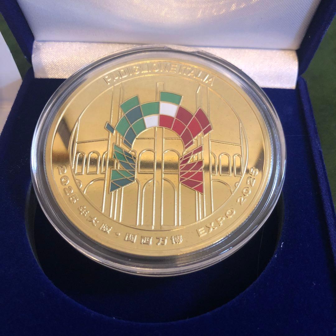 大阪関西万博 イタリア館 イタリアちゃん 記念コイン メダル 新品