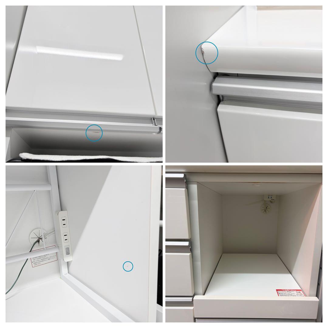 年末大幅値引！ ニトリ UV鏡面 食器棚 90 レジューム キッチンボード 高級