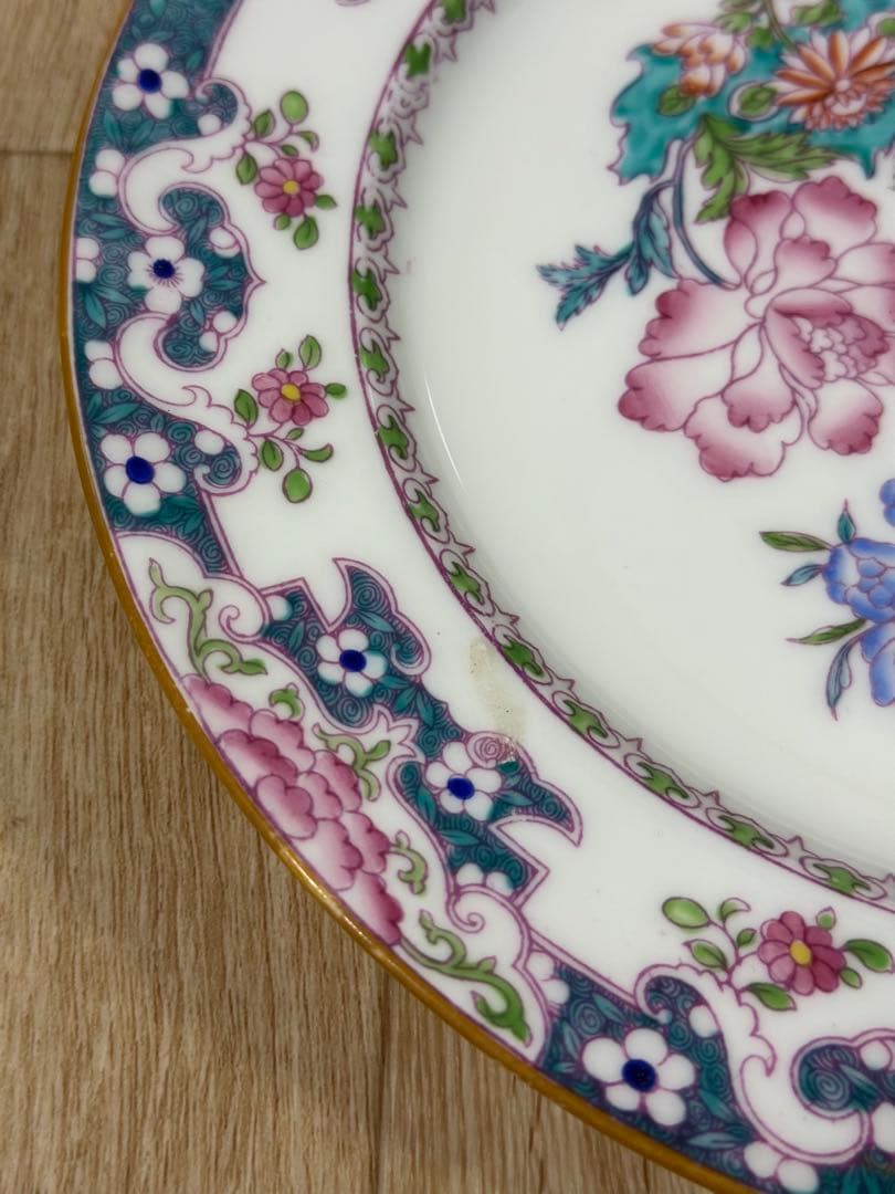 希少　W.Hプラマー　ミントン　チャイニーズツリー　鳥と花　アンティーク