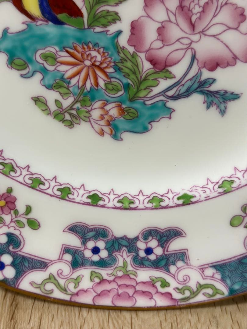 希少　W.Hプラマー　ミントン　チャイニーズツリー　鳥と花　アンティーク