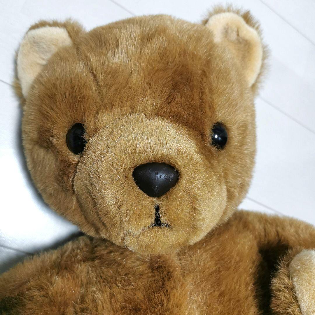 レア希少ファースト社クマぬいぐるみテディベア日本製レトロ昭和着せ