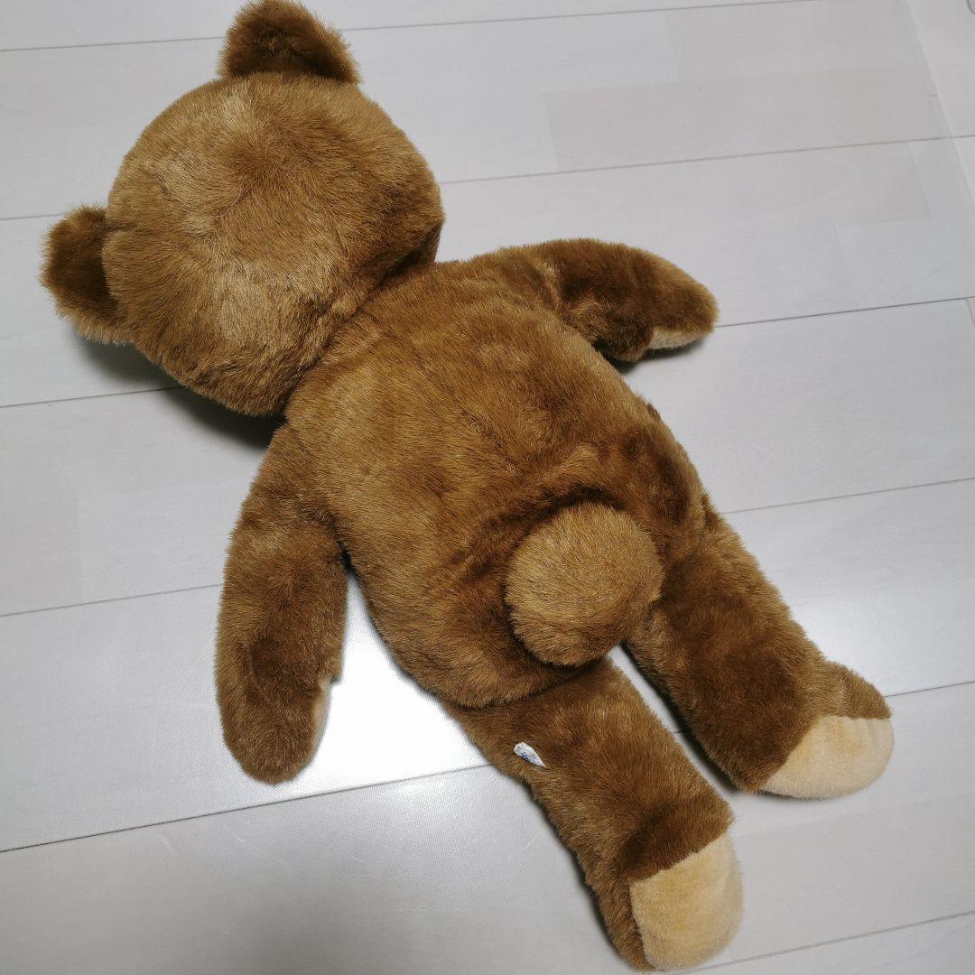 レア希少ファースト社クマぬいぐるみテディベア日本製レトロ昭和着せ