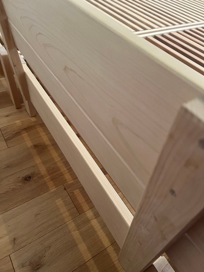 日本製　TOKOTOKO（トコトコ） すのこベッドフレーム/シングル　b