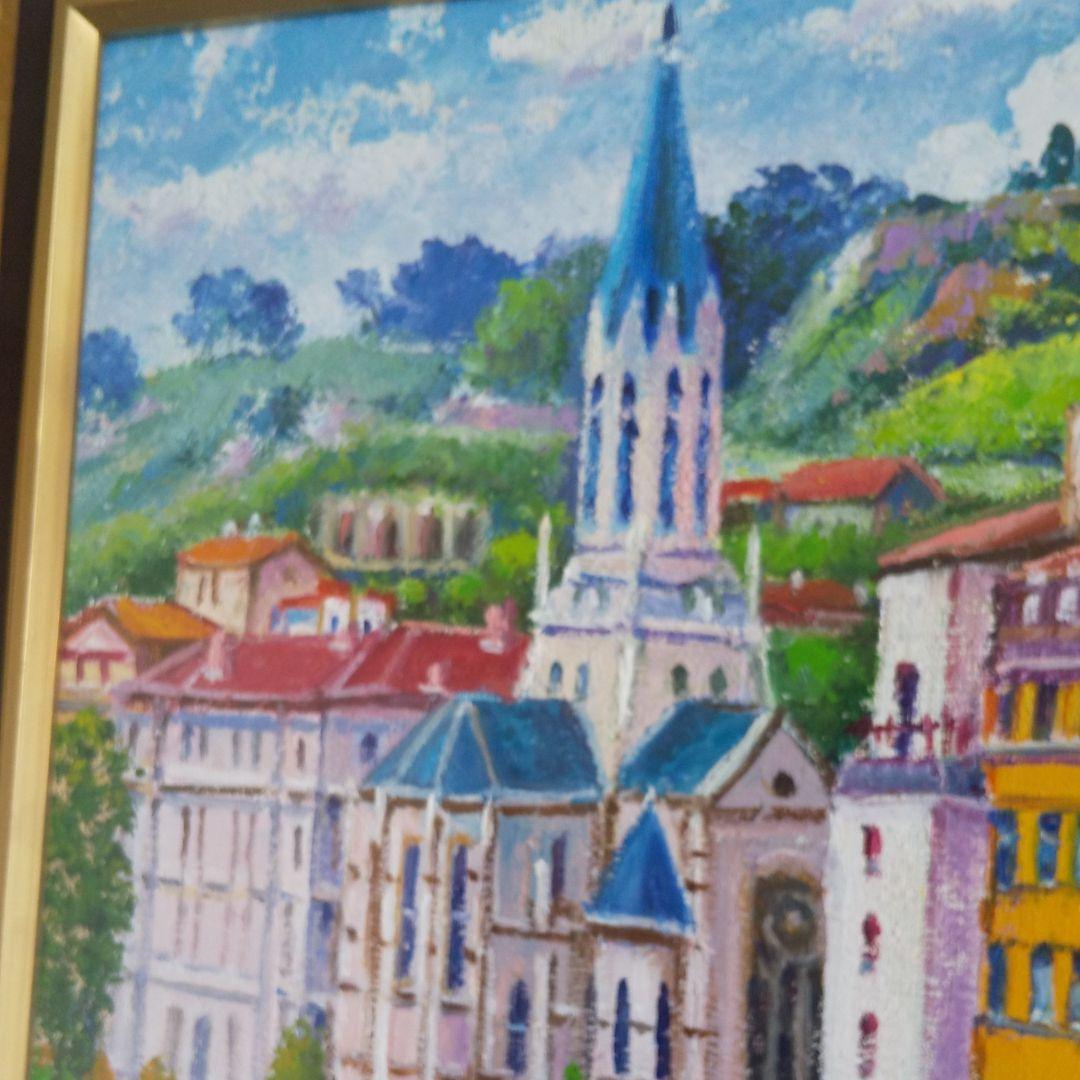 半澤国雄 パリの街 F4号