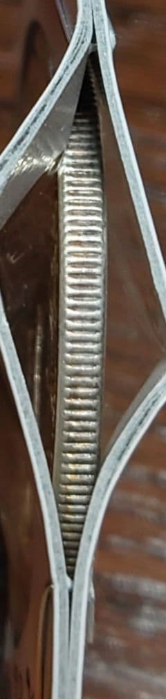 一圓銀貨　明治７年　中期　右丸銀打ち