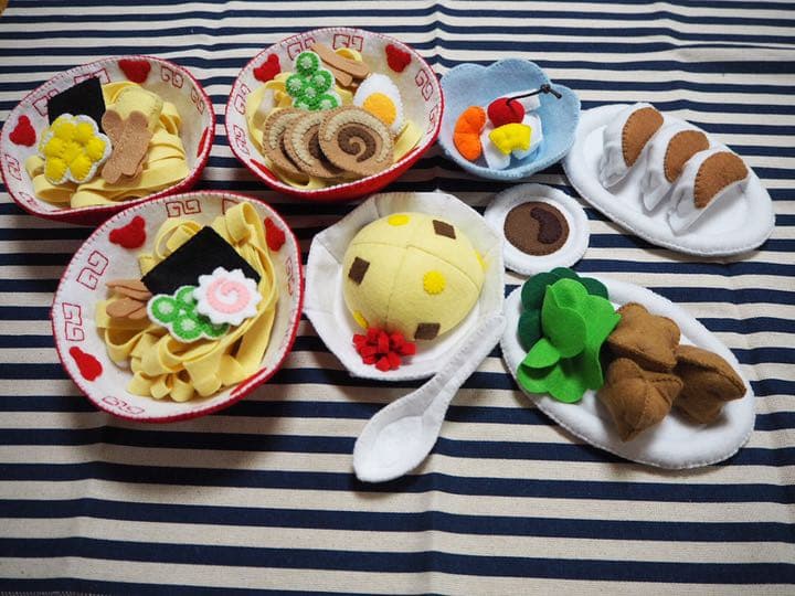 13 フェルトままごと　ラーメン屋さん　オーダーページ