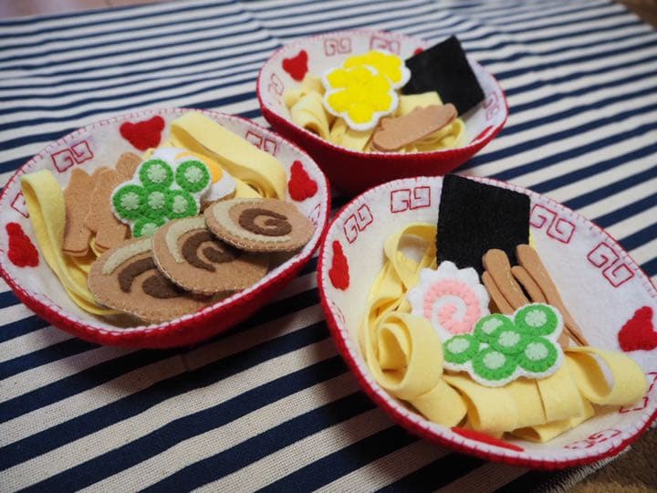 13 フェルトままごと　ラーメン屋さん　オーダーページ