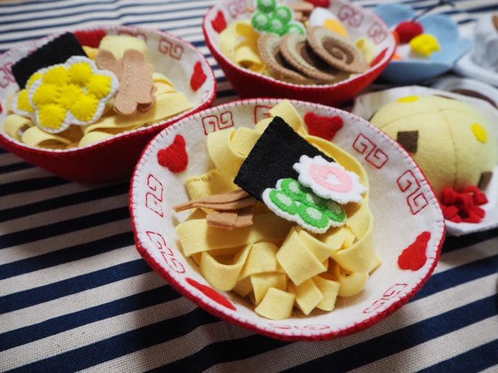 13 フェルトままごと　ラーメン屋さん　オーダーページ