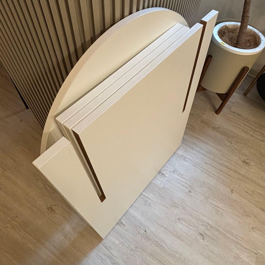 【韓国家具】ホームカフェ楕円テーブル