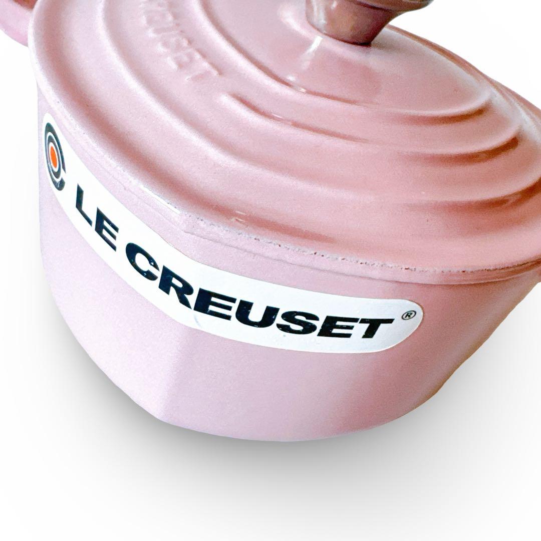 【極美品】ル・クルーゼ ココットダムール 16cm シェルピンク ハート鍋