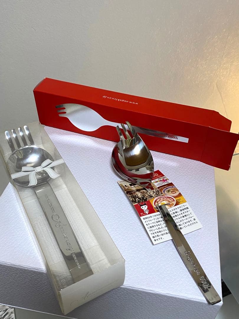 【非売品】スガキヤ　アニバーサリー　スプーン　新品未使用　刻印あり　2本セット