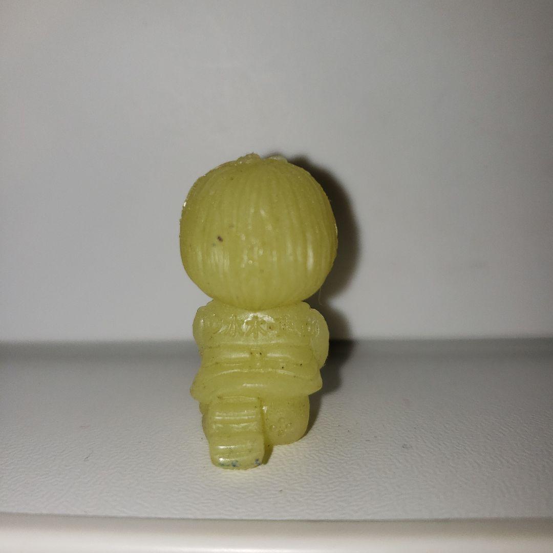 ゲゲゲの鬼太郎 蓄光 消しゴム フィギュア レア レトロ 暗闇で光る 黄