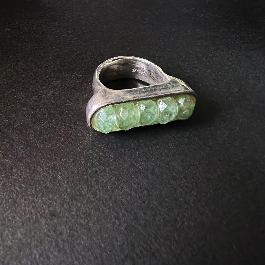 【指輪】フローライト シルバーリング