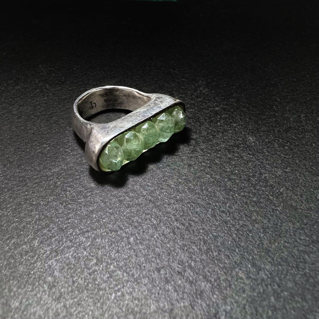 【指輪】フローライト シルバーリング