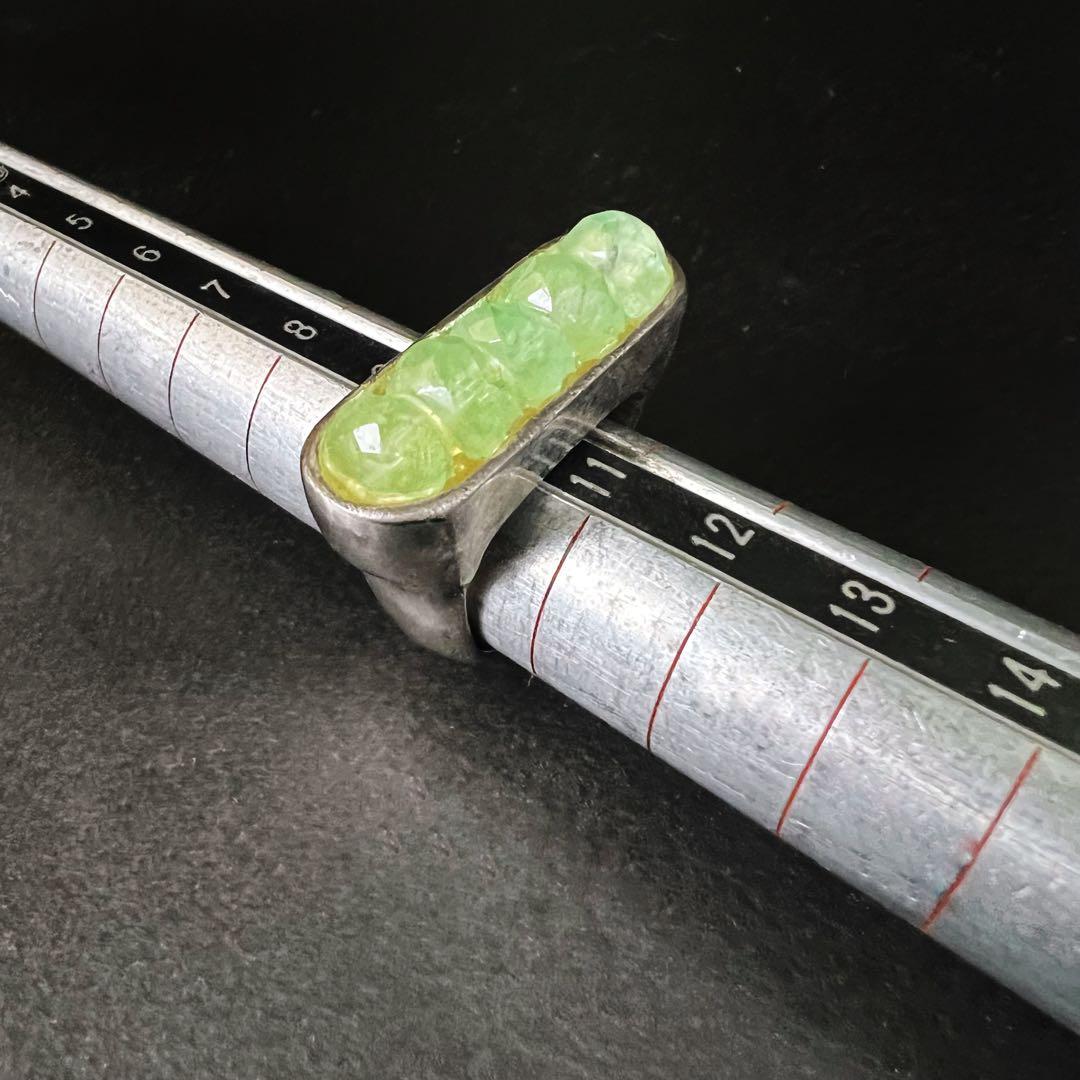 【指輪】フローライト シルバーリング