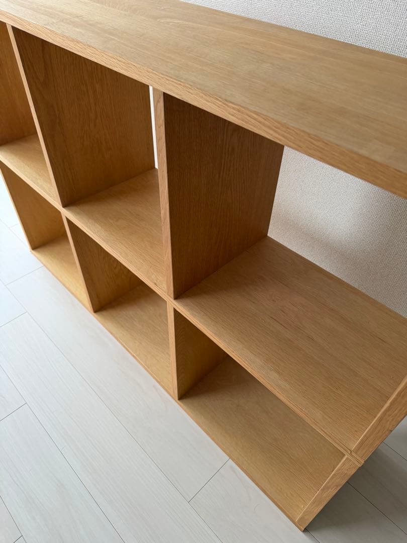 無印良品 スタッキングシェルフセット・3段・オーク材