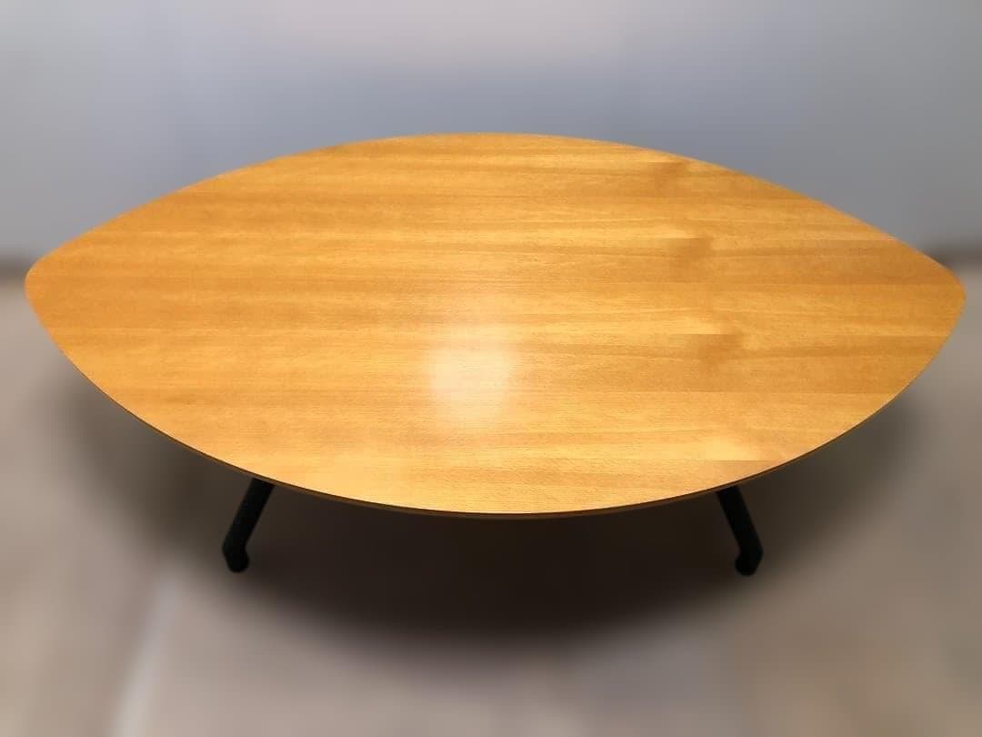 センターテーブル 楕円 シンプル ローテーブル おしゃれ 1230-