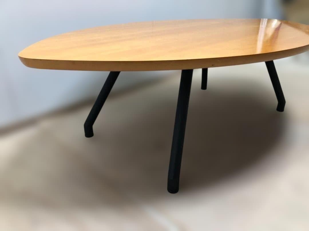 センターテーブル 楕円 シンプル ローテーブル おしゃれ 1230-